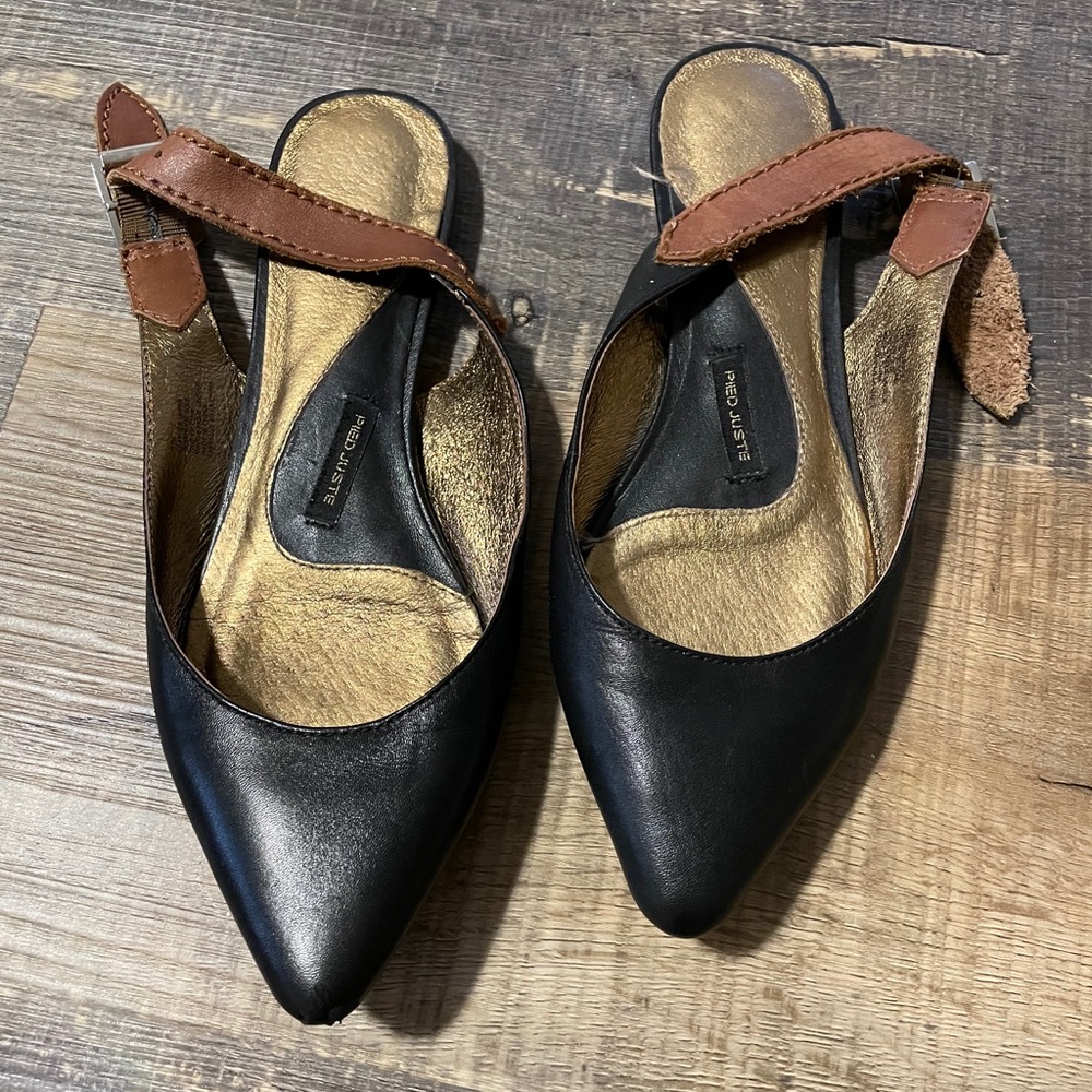 Anthropologie Pied Juste Slingback Flats